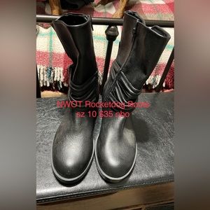 Rocket Dog Leather Boots Brand New